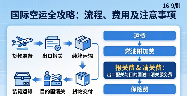 国际空运全攻略：流程、费用及注意事项