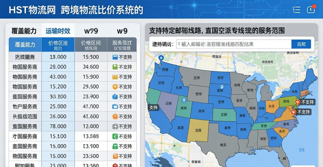 如何查询美国空派专线的服务范围？