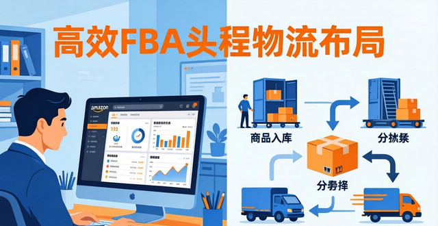如何通过高效的FBA头程物流布局提升亚马逊销量？