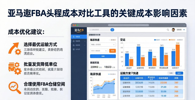 亚马逊FBA头程成本对比工具 - 一键测算空运/海派/快递方案