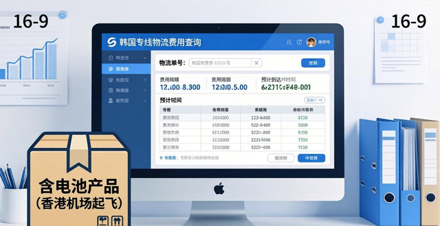 韩国专线物流费用查询-实时运费计算