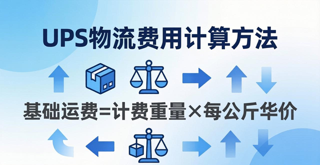 UPS物流费用计算方法详解-精确计算国际运费