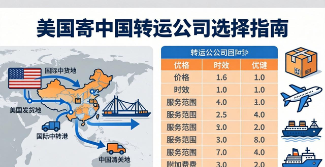 美国寄中国哪个转运公司好(如何选择最适合的转运公司)