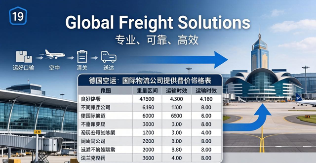 德国空运到香港的运费价格表:全面解析详细介绍及优势比较