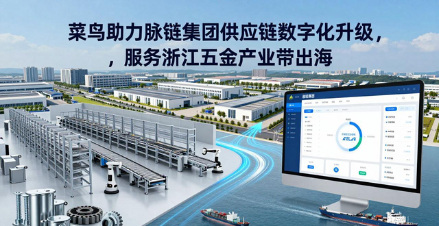 菜鸟助力脉链集团供应链数字化升级，服务浙江五金产业带出海