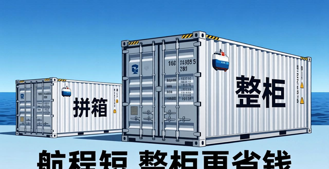 如何快速判断货物走拼箱还是整柜更省钱？