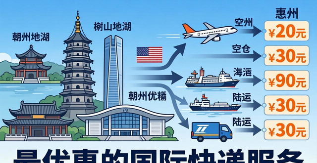 中国惠州寄美国快递价格-最优惠的国际快递服务