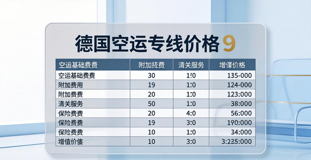 德国空运专线价格| 德国空运费用查询| 德国空运代理报价