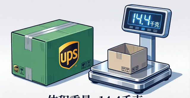 UPS快递体积重量计算公式