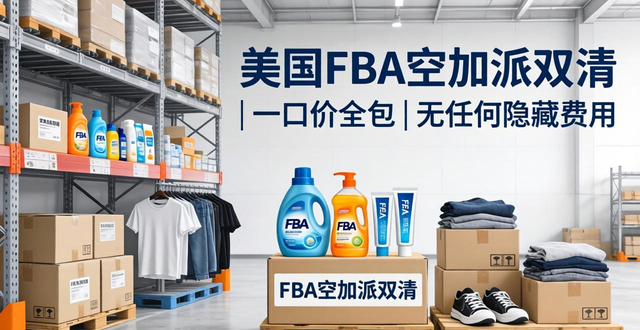 美国FBA空加派双清 | 一口价全包 | 无任何隐藏费用