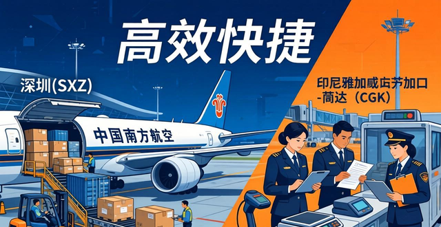 深圳(SZX)至印尼(CGK)空运物流服务