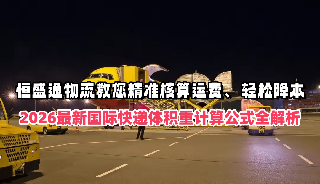 2026最新国际快递体积重计算公式全解析！恒盛通物流教您精准核算运费、轻松降本